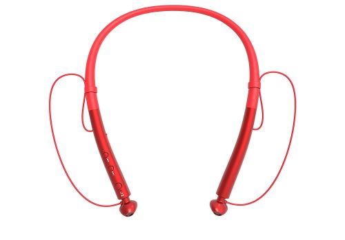 Ecouteurs HBQ Q14 Bluetooth, Sans Fil Anti-bruit avec Serre-nuque – Rouge