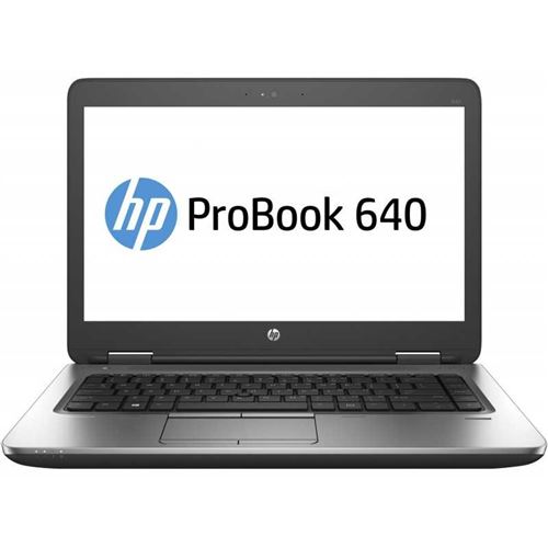 PC Portable 14 HP Probook 640 G2 4Go SSD 256Go Intel Core i5-6300U 2,40Ghz Avec Webcam - Reconditionné
