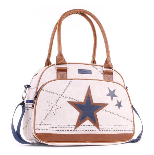 Kidz Room 030–7756–4 Sac à langer Superstar L, 29 x 40 x 16 cm, sable