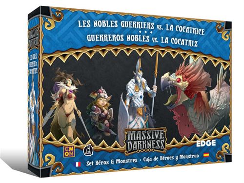 Massive Darkness - 05 - Les Nobles Guerriers vs. La Cocatrice (Set Héros & Monstres)