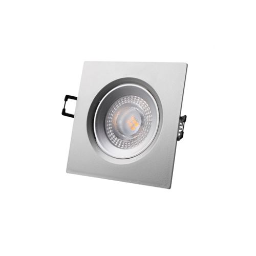 Spot LED encastrable EDM - 5W - 380lm - 3200K - Cadre chromé - 31658