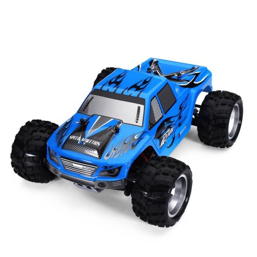 Wltoys A979 1/18 4WD 50km/h RC télécommande voiture véhicule Big Foot Hobby Bleu
