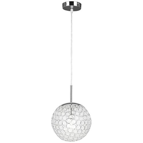 GLOBO Lampe suspendue KONDA Verre Chrome 23 x 150 cm 16003