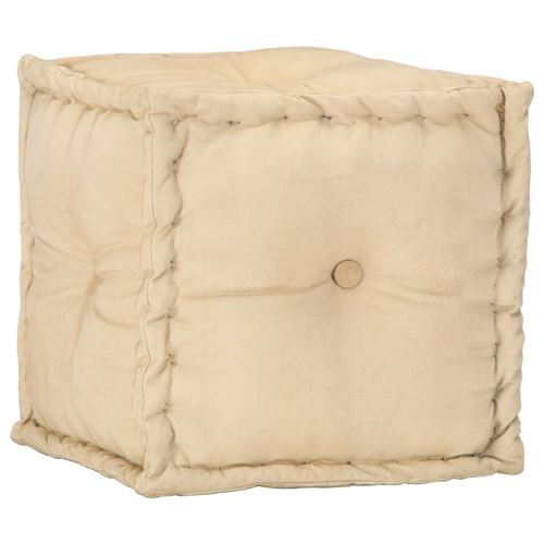 Pouf Sable 40 x 40 x 40 cm Toile de coton