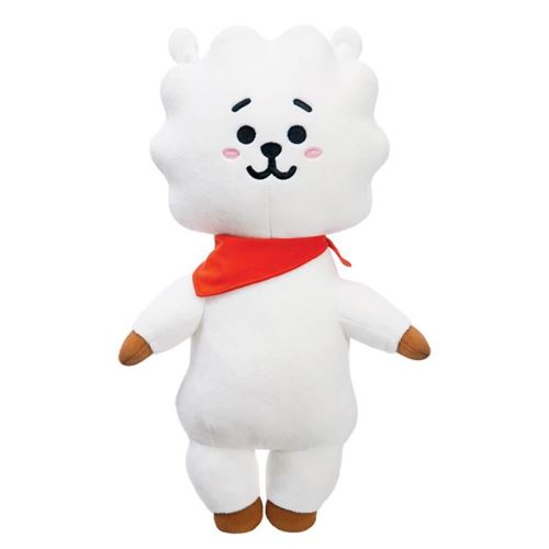 Aurora peluche linefriends bt21rj 36 cm en peluche blanche