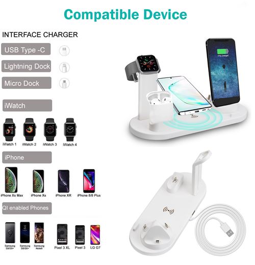 Support automatique smartphone chargeur induction - 8,94 €