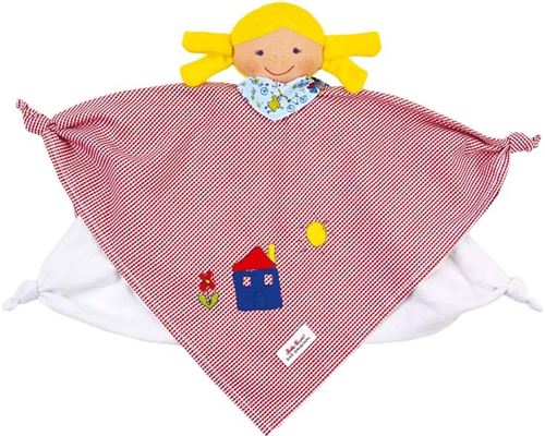 Käthe Kruse couverture câline poupée fille rouge/jaune 27 cm
