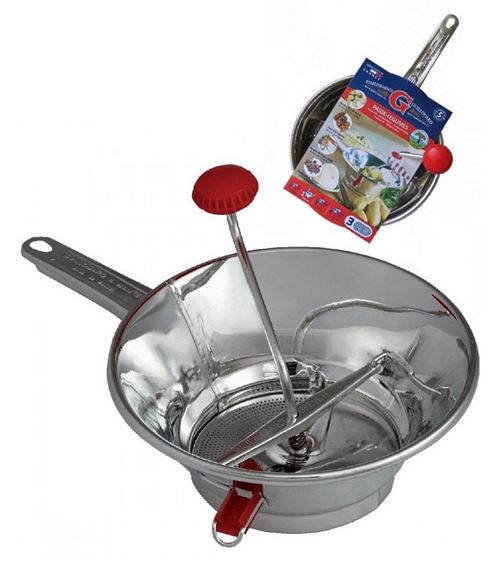 Ustensile de cuisine GENERIQUE Presse Puree Moulin Legume Guillouard France Garantie 5 Ans 24 Cm 3 Disques Inox