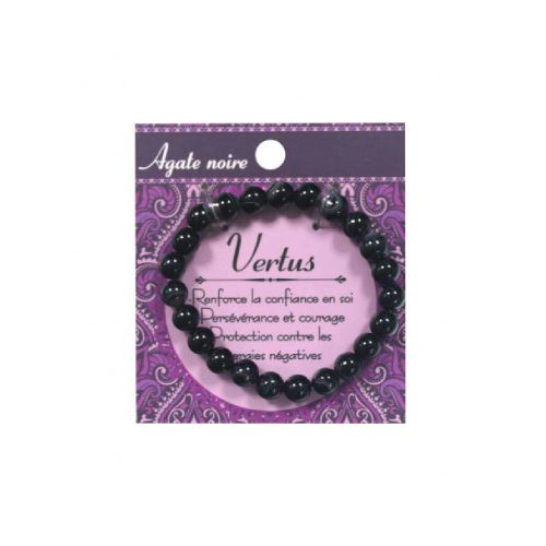 STC – Bracelet Bien-Etre Agathe Noir