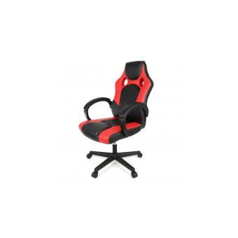 25 Sur Chaise De Gamer Ergonomique Fauteuil De Bureau Siege Baquet Gaming Noir Et Rouge Achat Prix Fnac