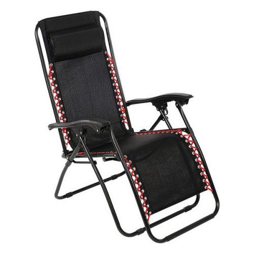 Fauteuil Inclinable Noir (108 X 64 x 110 cm)