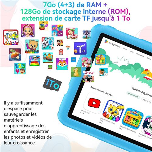 Tablette Blackview Tab 8 Kids Children Edition - 10,1 pouces 4 Go + 128 Go  6580 mAh WiFi 6