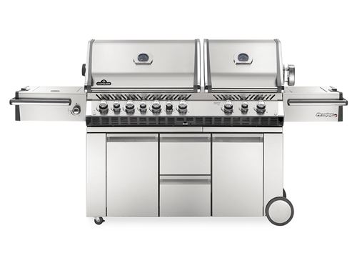 Non Communiqué Barbecue À Gaz Napoleon Prestige Pro 825 4 Brûleurs + 2 Sizzle Zone + Brûleur Arrière + Fumoir - Image 1