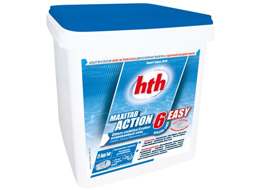 Chlore galets 6 actions spécial liner Maxitab 5 kg - HTH