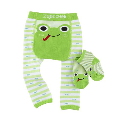 Leggings & chaussettes - grenouille - 6-12 M