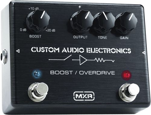 Pedale dunlop mxr custom audio boost / overdrive - mc402