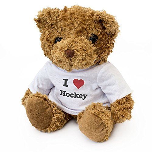 NEW - I LOVE HOCKEY - Teddy Bear - Cute And Cuddly - Gift Present Birthday Xmas