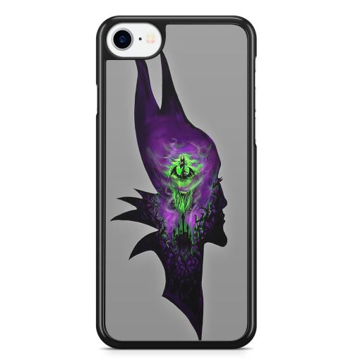Coque Fifrelin Noire pour iPhone 6 PLUS et iPhone 6S PLUS Sleeping Beauty Maleficent Malefique