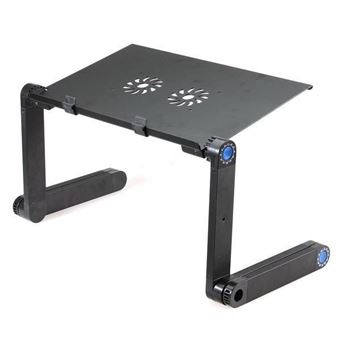 Table de lit / canapé réglable pour ordinateur portable - Support pour  ordinateur portable - Ajustable - Noir