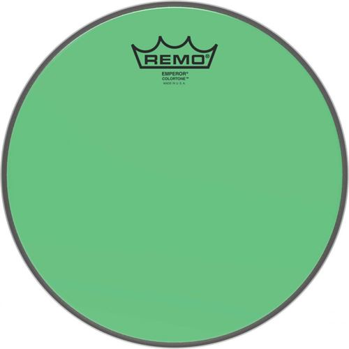 Remo BE-0310-CT-GN - Peau de frappe Emperor Colortone, vert, 10''