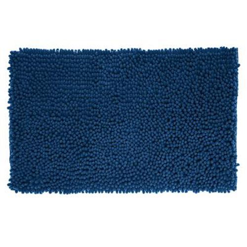 Tapis de Salle De Bain Maxi Chenille 50x80cm Bleu