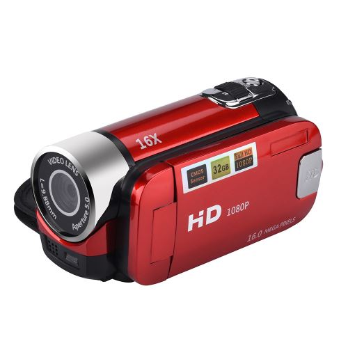 2,7 pouces TFT LCD HD 1080P 16MP 16X Caméscope Zoom numérique DV caméra vidéo