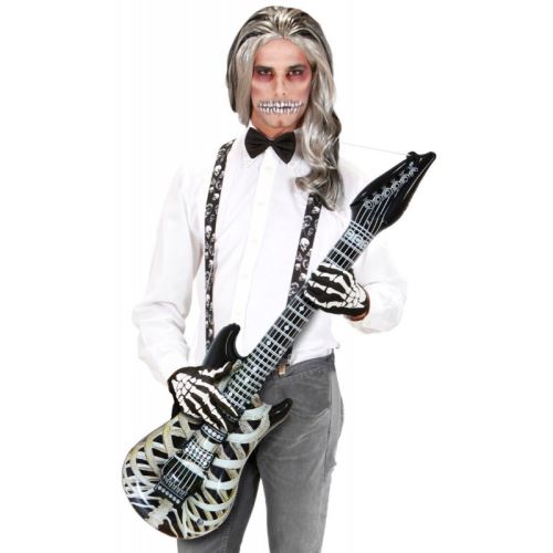 1 grande guitare gonflable squelette 105 cm rock star jouet
