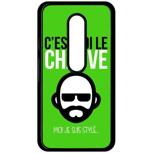 Coque motorola moto g 3eme gen c est toi le chauve moi je suis styl 11