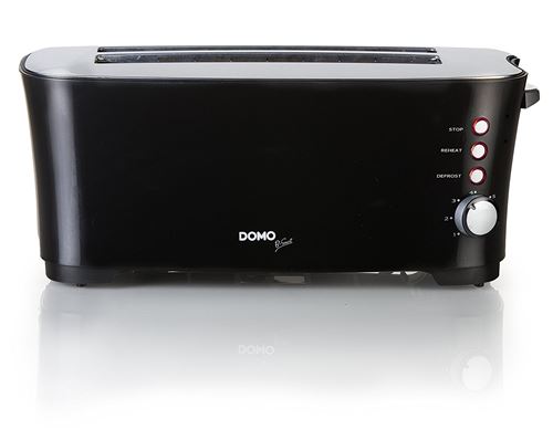 DOMO B-Smart DO961T - grille-pain - noir / argent