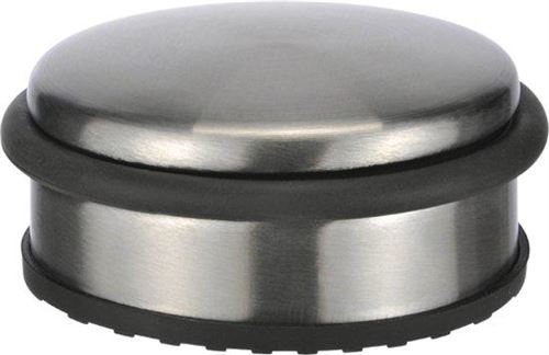 Haushalt 16007 - Butoir de porte - acier inoxydable - 1,2 kg - ⌀10 cm