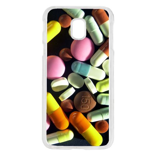 Coque Pills Compatible Galaxy J7 2017 Transparent