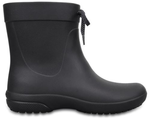 Crocs Freesail Shorty Rain Femmes Roomy Fit Bottes en Noir 203851 001 [UK W3 US W5]
