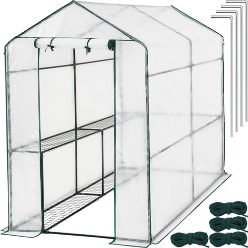 TecTake Serre de jardin souple 2,23 m²