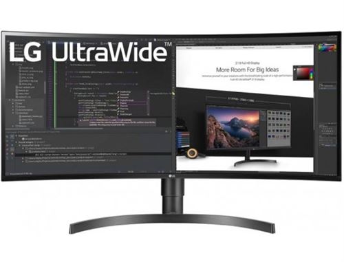 LG 34WN80C-B - Écran LED - incurvé - 34 (34 visualisable) - 3440 x 1440 UWQHD @ 60 Hz - IPS - 300 cd/m² - 1000:1 - HDR10 - 5 ms - 2xHDMI, DisplayPort, USB-C