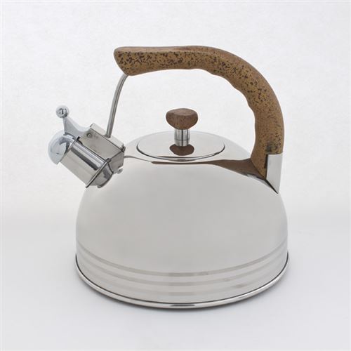 Bouilloire sifflante 4 litres - Lacor - Argent - Inox
