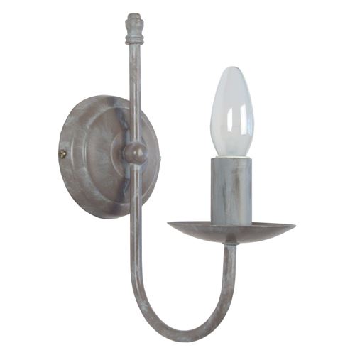 Applique murale classico taupe-blanc e14 40w tosel 30953