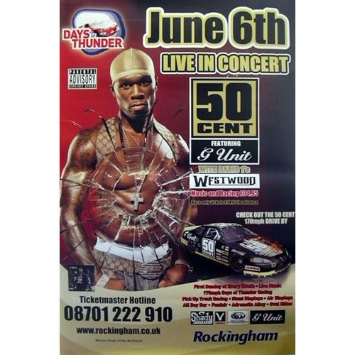50 Cent - 100x150 cm - AFFICHE / POSTER