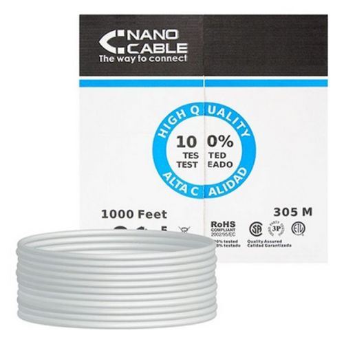 Câble réseau NANOCABLE 10.20.1704-FLEX Cat.5e UTP (305 m) Gris