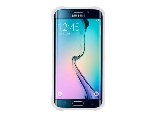 Griffin Survivor Core - Achterzijde behuizing voor mobiele telefoon - polycarbonaat, TPE - wit - voor Samsung Galaxy S6 edge