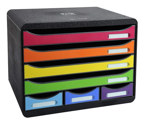 Exacompta Store-Box Mini 7 tiroirs Iderama Arlequin