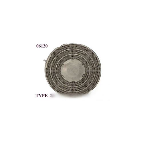 Filtre Rond A Charbon Actif Type 26 pour Hotte Whirlpool