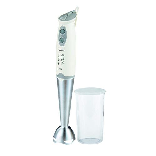 Crena 8747 – Bras Mixeur pied acier, 600 W, couleur blanc