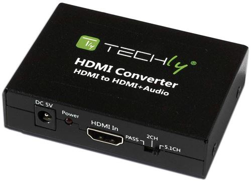 Techly IDATA HDMI-EA convertisseur audio Noir