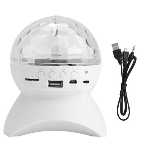 USB charge 3W LED lampe colorée Bluetooth Enceinte Bluetooth lumière colorée pour disco de soirée dansante KTV