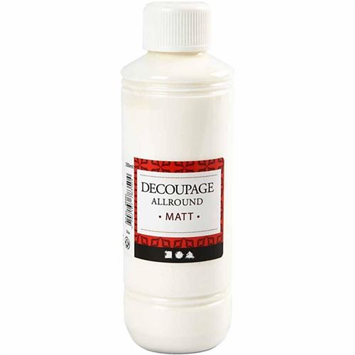 Creotime vernis de découpage mat 250 ml