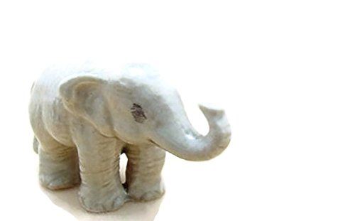 ChangThai Design 3 D Ceramic Baby Toy Baby Elephant Dollhouse Miniatures