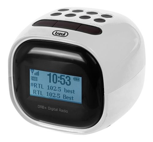 Radio-réveil Trevi RC 80D2 blanc DAB+