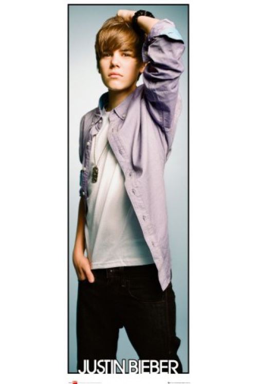 Justin Bieber Poster de porte - Love Me (158x53 cm)