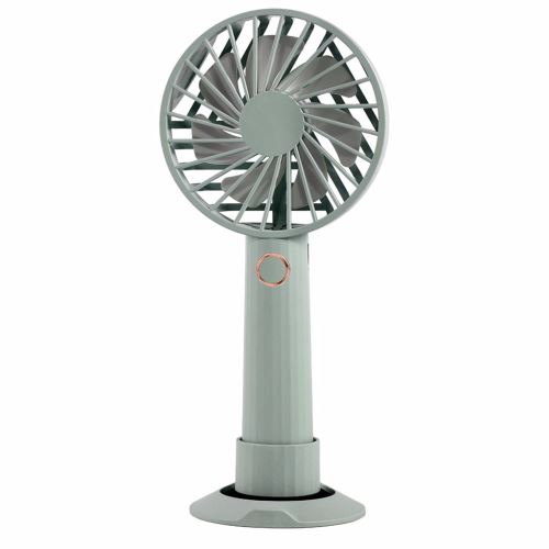 Ventilateur à main mini USB 3 vitesses portable pour extérieur vert