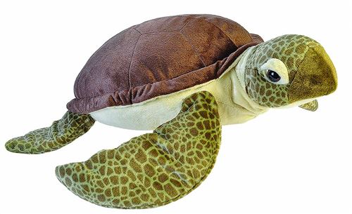 Wild Republic Marron Tortue En Peluche Junior 76 Cm En Peluche Vert